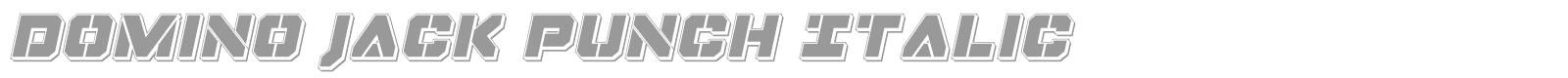 Domino Jack font preview