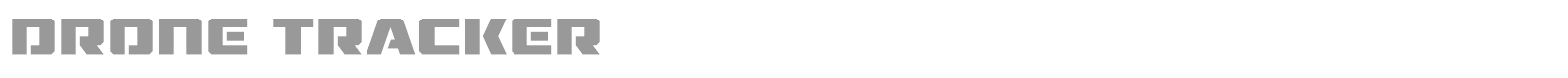 Drone Tracker font preview