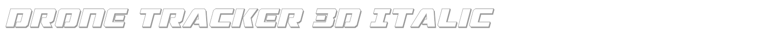 Drone Tracker font preview