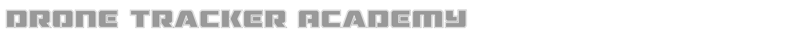 Drone Tracker font preview