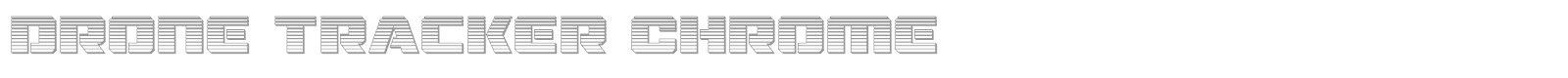 Drone Tracker font preview