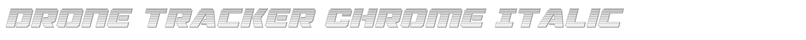 Drone Tracker font preview