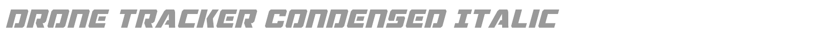 Drone Tracker font preview