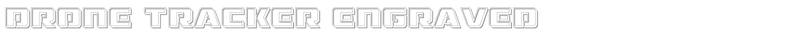 Drone Tracker font preview