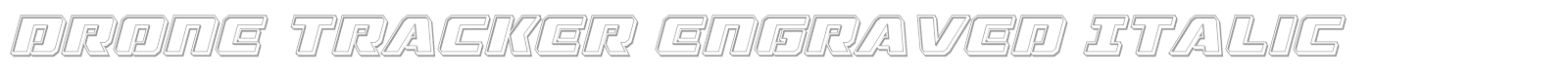 Drone Tracker font preview