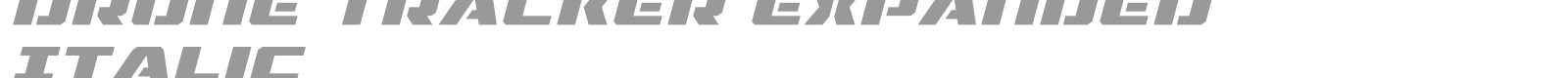 Drone Tracker font preview