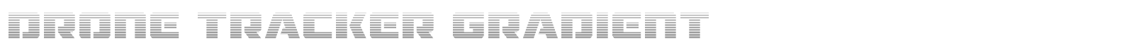 Drone Tracker font preview