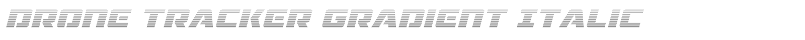 Drone Tracker font preview