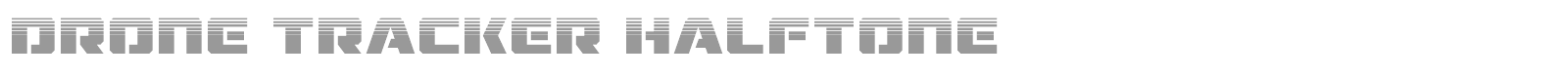 Drone Tracker font preview