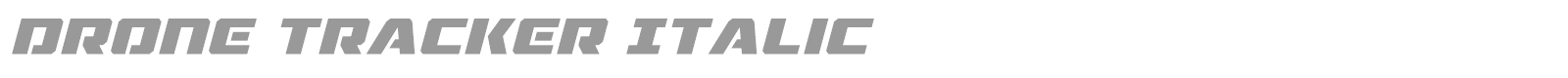Drone Tracker font preview