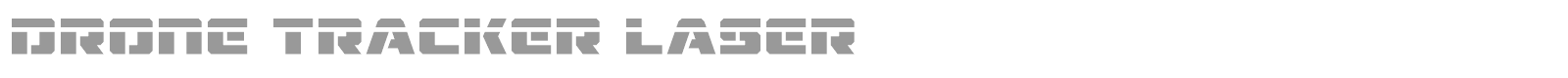 Drone Tracker font preview