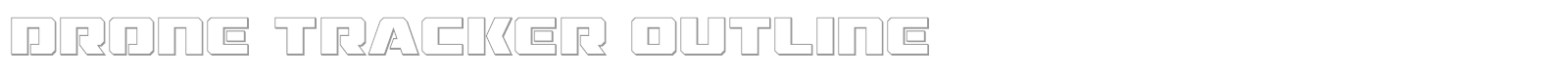 Drone Tracker font preview