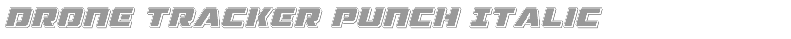 Drone Tracker font preview