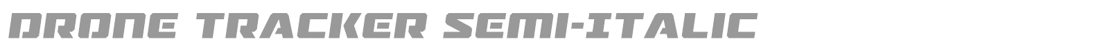 Drone Tracker font preview