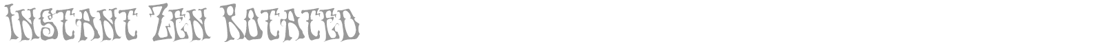 Instant Zen font preview