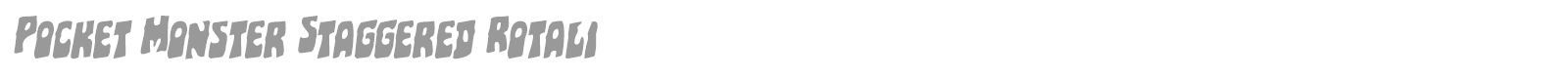 Pocket Monster font preview