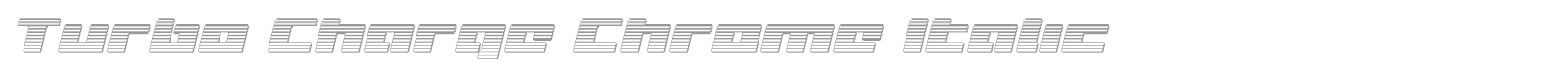 Turbo Charge font preview