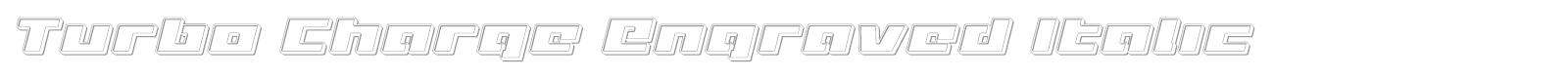 Turbo Charge font preview