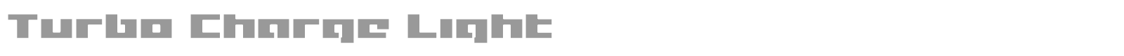 Turbo Charge font preview