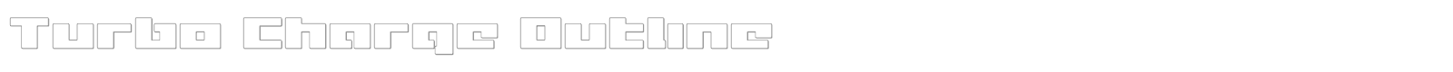 Turbo Charge font preview