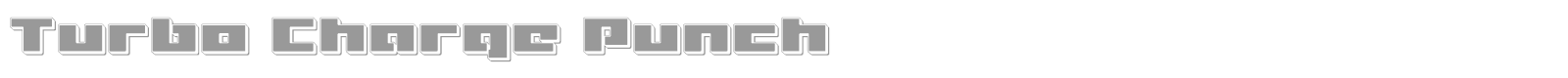 Turbo Charge font preview