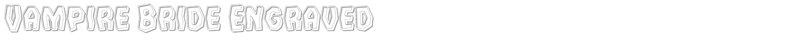 Vampire Bride font preview