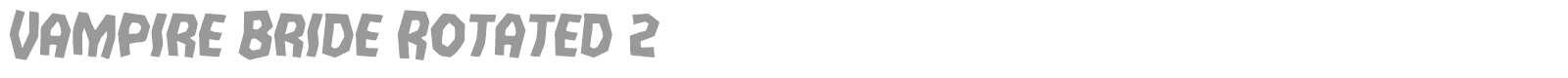 Vampire Bride font preview