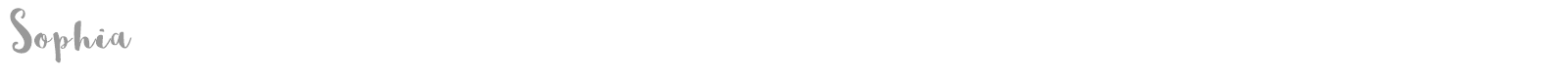 Sophia font preview