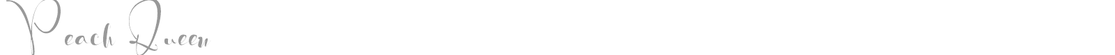 Peach Queen font preview