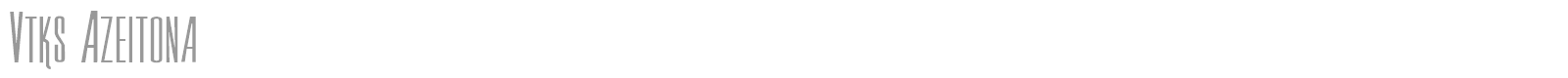 Vtks Azeitona font preview