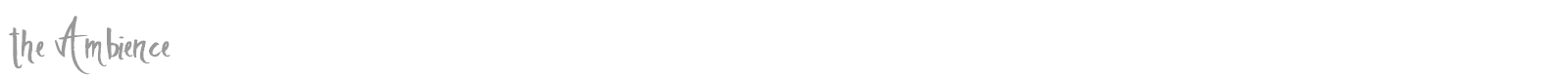 The Ambience font preview