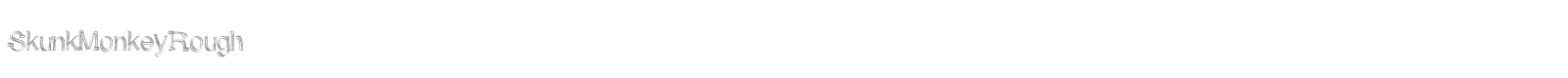 Skunk Monkey Rough font preview