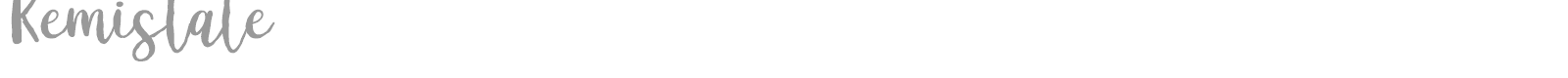 Kemistale font preview