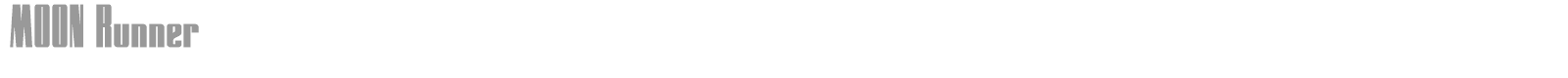 Moon Runner font preview