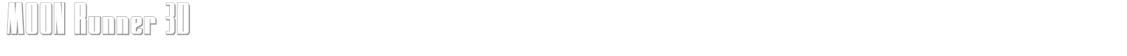 Moon Runner font preview