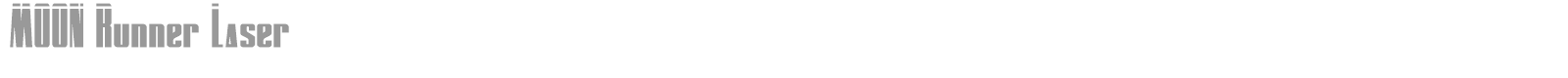 Moon Runner font preview