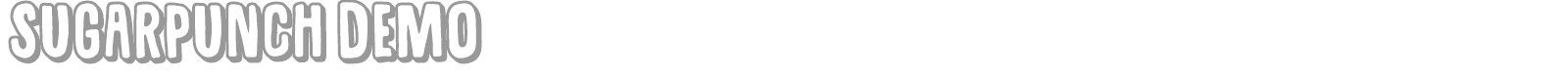 Sugarpunch font preview