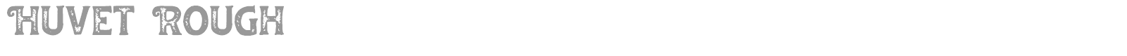 Huvet font preview