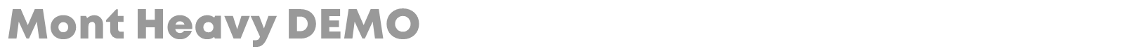 Mont font preview