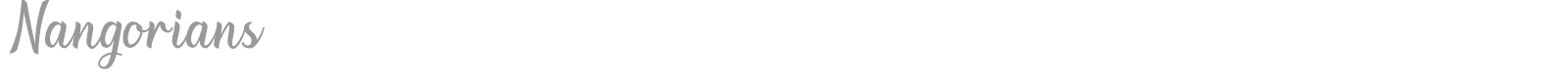 Nangorians font preview