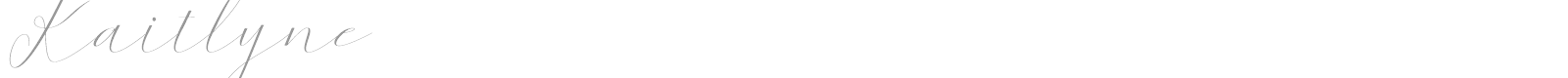 Kaitlyne font preview