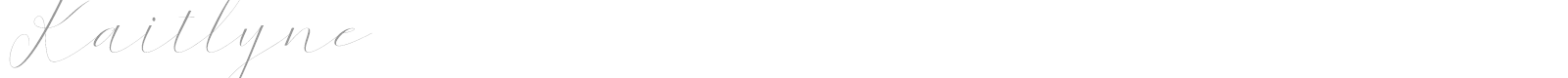 Kaitlyne font preview