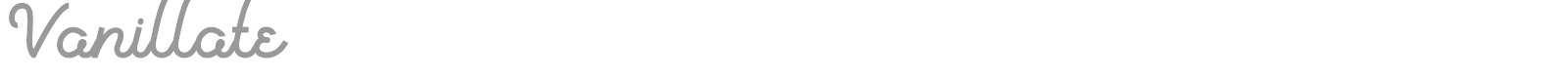 Vanillate font preview