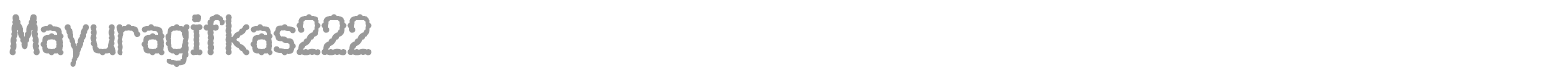 Mayuragifkas font preview