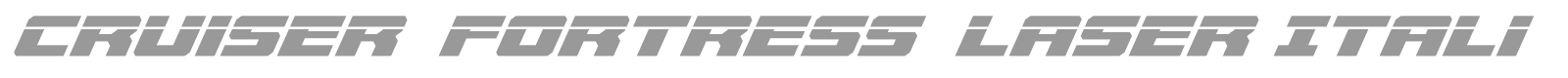 Cruiser Fortress font preview