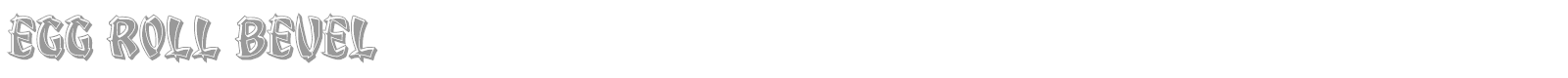Egg Roll font preview
