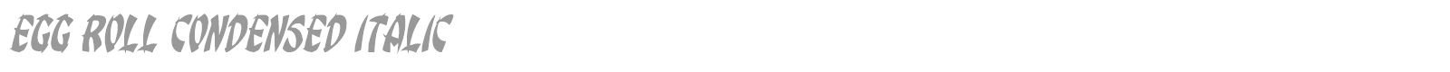 Egg Roll font preview