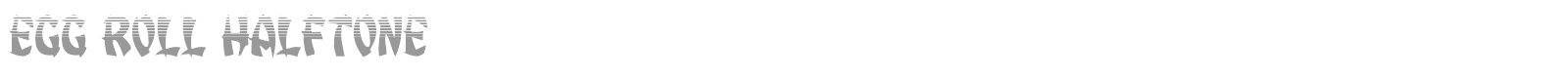 Egg Roll font preview