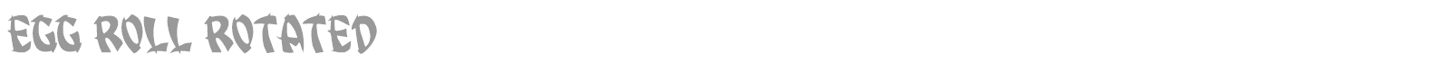 Egg Roll font preview