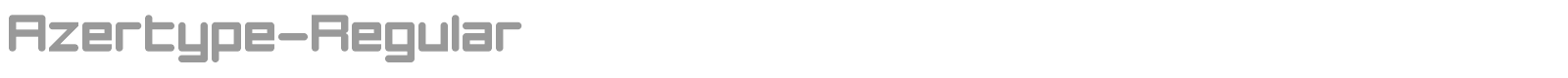 Azertype font preview